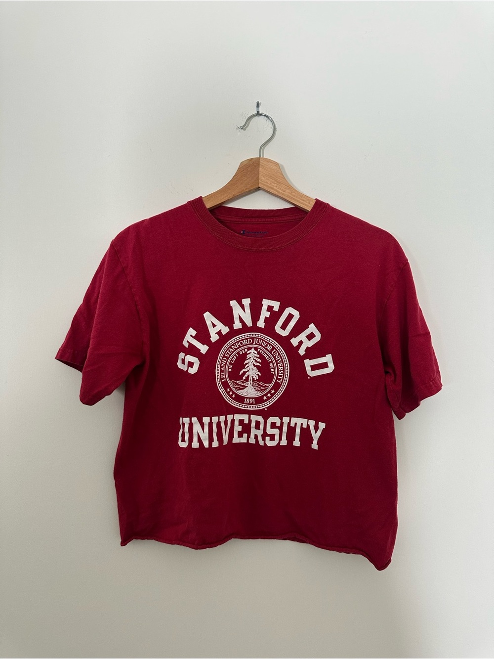 Stanford University Red Graphic Tee Size M
